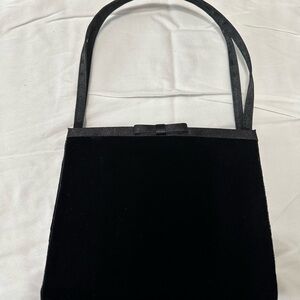Kenneth Cole Black Velvet Women's Evening Bag. ADORABLE